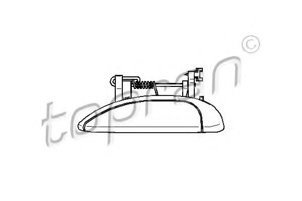 Maner usa RENAULT CLIO II (BB0/1/2, CB0/1/2) (1998 - 2005) TOPRAN 700 558 piesa NOUA