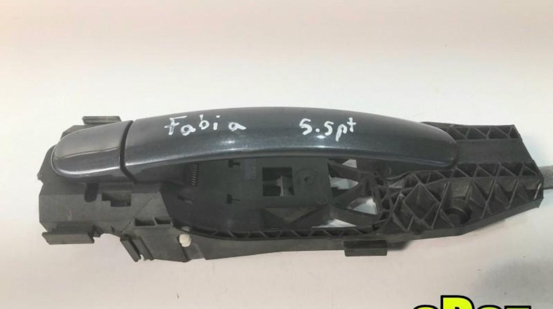 Maner usa stanga spate culoare gri lf8j Skoda Fabia 2 (2006-2010) 5n0839885h