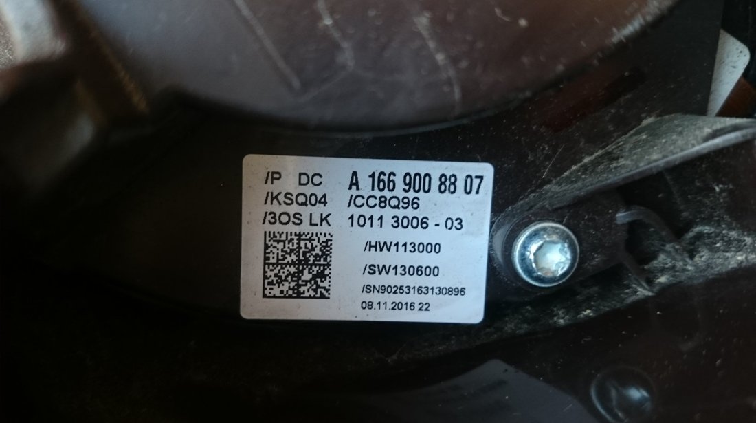 Maneta semnalizare Mercedes X166, GLS (2013-2017) cod A1669008807