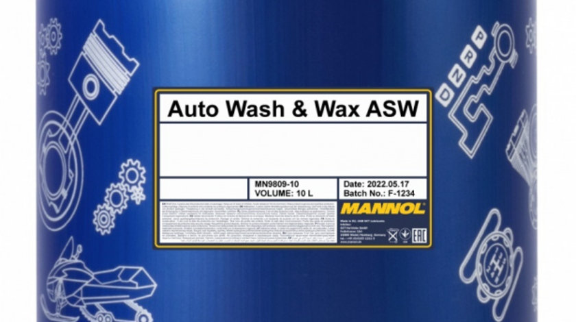 Mannol Sampon Auto Cu Ceara Wash &amp; Wax 10L MN9809-10
