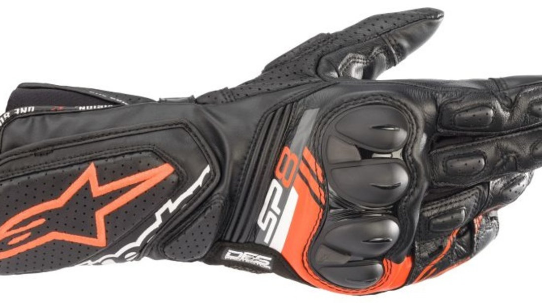 Manusi Moto Barbati Alpinestar SP-8 V3 Negru / Rosu Marimea XL 35583211030XL