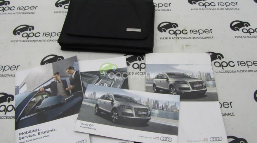 Mapa acte / Carti in limba Germana Audi Q7 4L Facelift