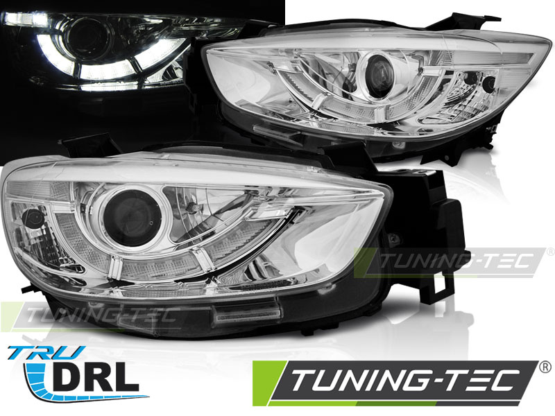 MAZDA CX5 11-15 Crom look TRUE DRL