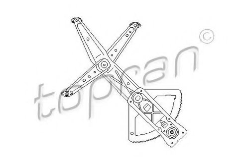 Mecanism actionare geam OPEL CORSA B (73, 78, 79) (1993 - 2002) TOPRAN 200 043 piesa NOUA