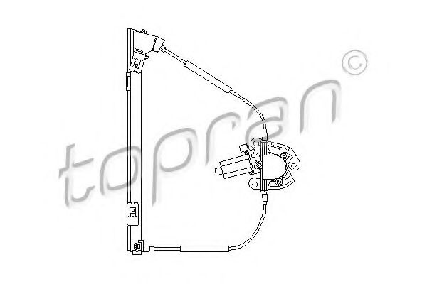 Mecanism actionare geam RENAULT MEGANE I Break (KA0/1) (1999 - 2003) TOPRAN 700 440 piesa NOUA