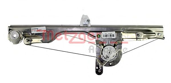 Mecanism actionare geam RENAULT MODUS / GRAND MODUS (F/JP0) (2004 - 2016) METZGER 2160152 piesa NOUA