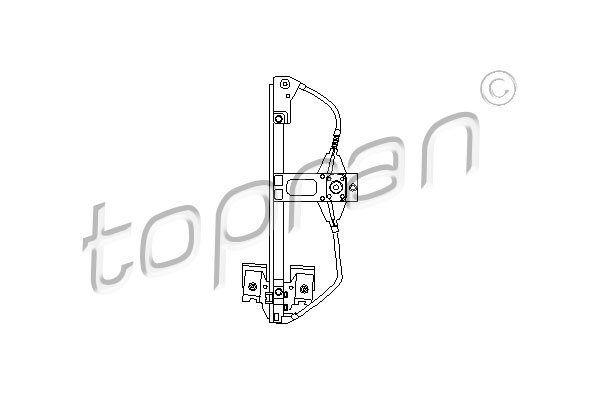 Mecanism actionare geam spate stanga (103156 HAN) VW