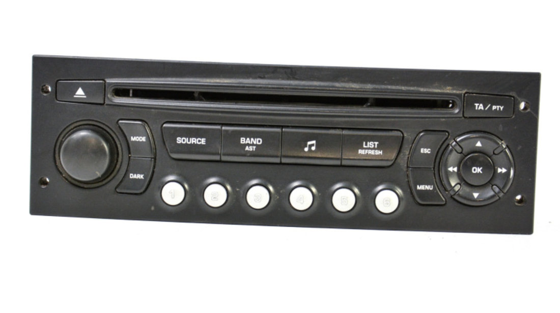 Media Player / Unitate CD / Casetofon CD Player,Radio Citroen C4 1 (LC)  2004 - 2011 Motorina 9660646877, 9660 646 877, 96 606 468 77 #88344866