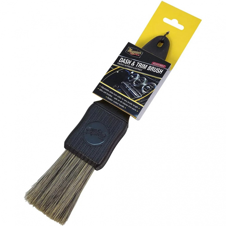 Meguiar's Dash &amp; Trim Brush Ajustable Slide Lock Pensula Detailing Curatare Bord X2001EU