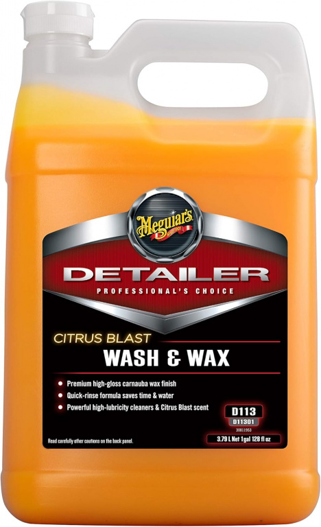 Meguiar's Detailer Citrus Balast Wash and Wax Sampon Auto Cu Ceara Protectie 3.79L D11301