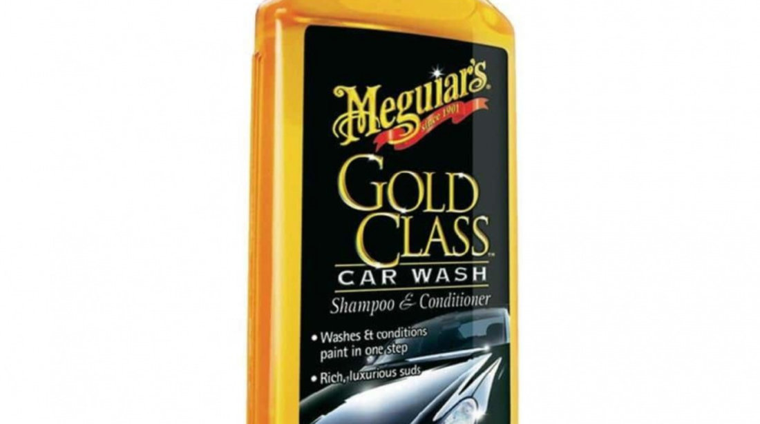Meguiar's Detergent Spalat Exterior Gold Class Car Wash Shampoo &amp; Conditioner 473ML G7116