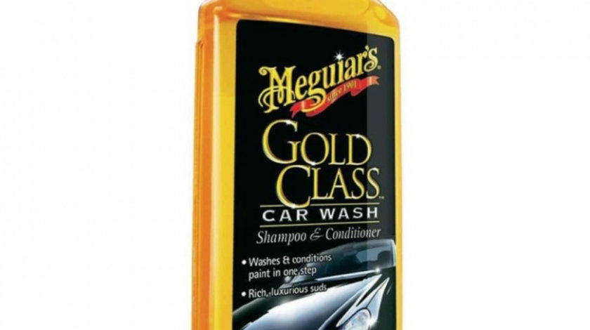Meguiar's Detergent Spalat Exterior Gold Class Car Wash Shampoo & Conditioner 473ML G7116