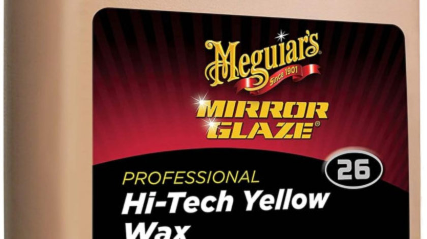 Meguiar's Hi-Tech Yellow Wax 26 Ceara Auto Lichida 3.79L M2601