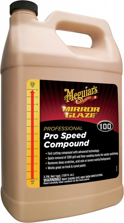 Meguiar's Mirror Glaze Professional Pro Speed Compound 100 Pasta Polish Abraziv 3.79L M10001