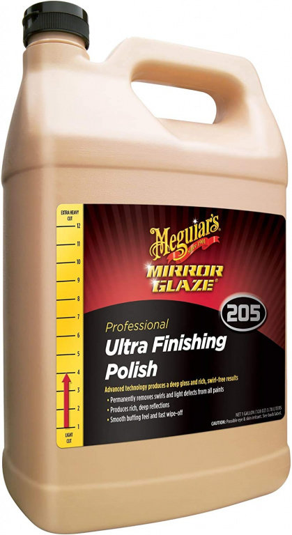 Meguiar's Mirror Glaze Professional Ultra Finishing Polish 205 Polish Auto Finish 3.79L M20501