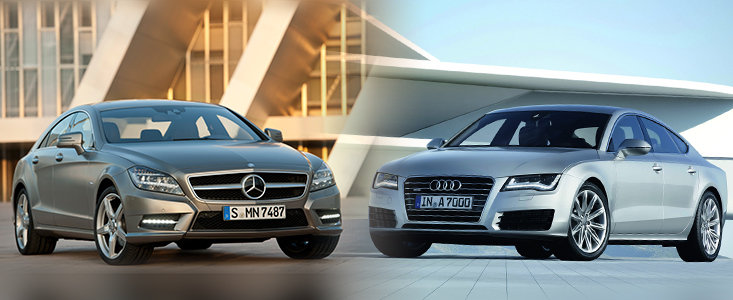 Mercedes CLS versus Audi A7
