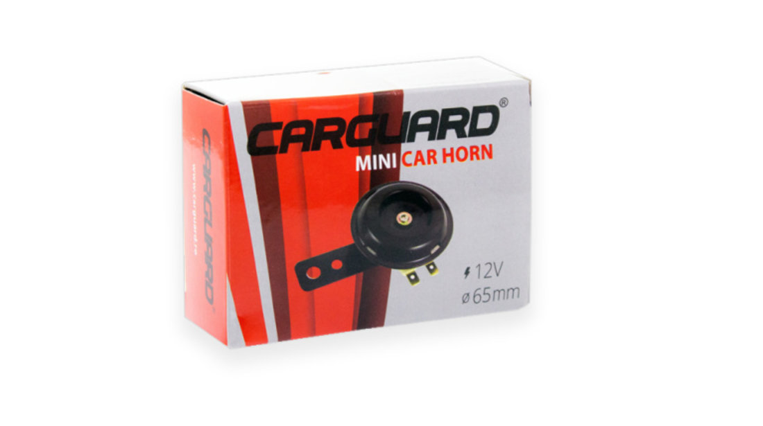 Mini Claxon auto Carguard 12V - 65mm CMA001