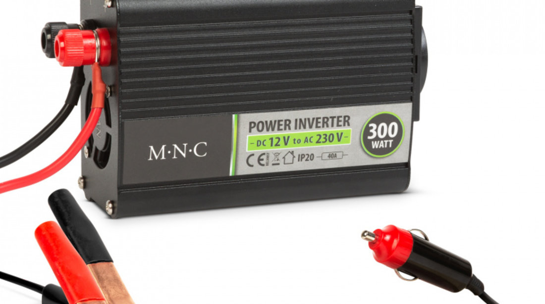MNC - Invertor de tensiune 12 V/230 V - 300W 51023B
