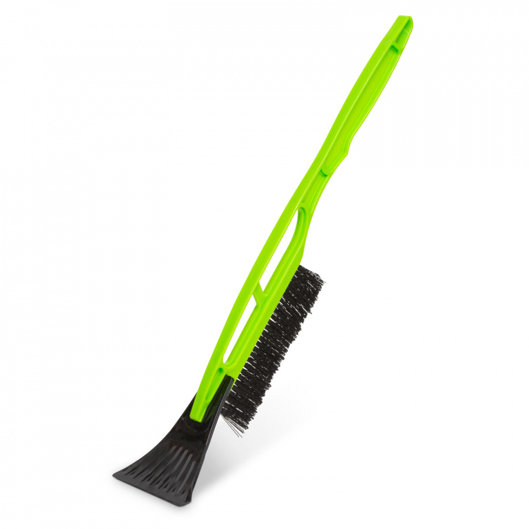 MNC- Perie pentru zăpadă cu racletă pentru gheaţă, mâner mat. plastic, 510 mm - verde 55874B