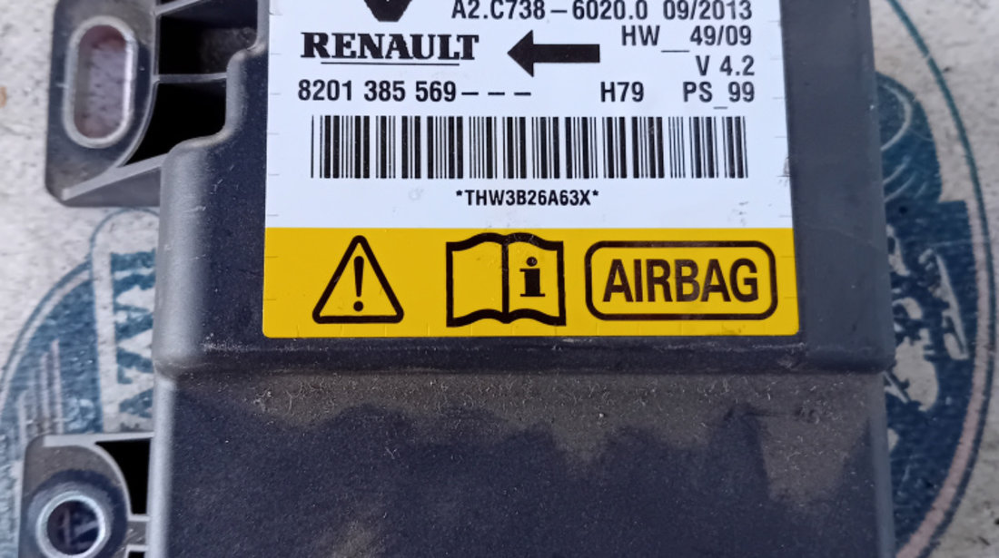 Modul airbag Dacia Duster 2013, 8201385569