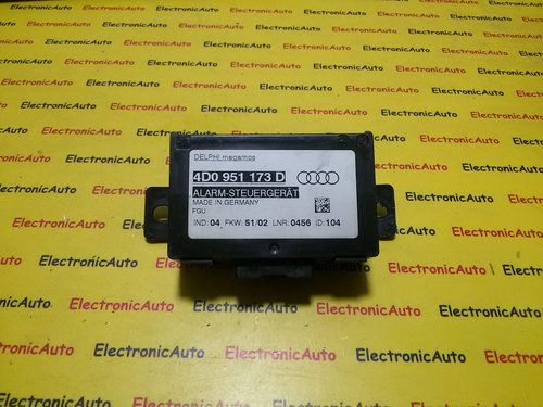 Modul alarma Audi Allroad 4D0951173D, 4D0 951 173 D