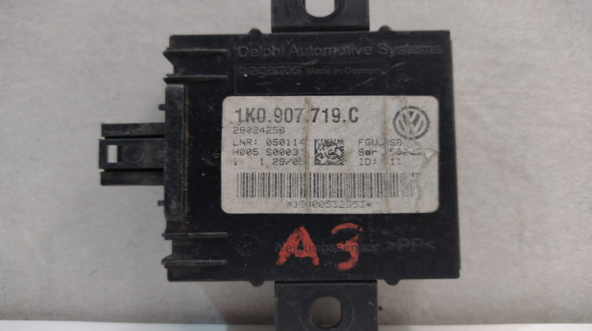 Modul alarma, cod 1K0907719C 1K0907719C Audi A3 8P/8PA [facelift] [2004 - 2008]