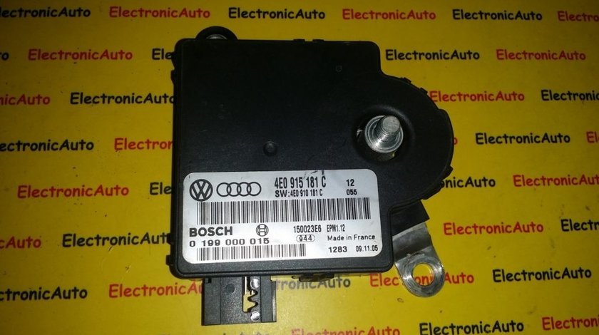 Modul baterie Audi, 0199000015, 4E0915181C, 4E0910181C,