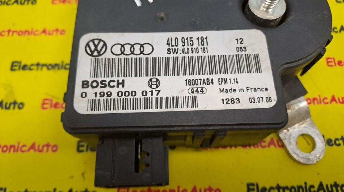 Modul baterie Audi Q7 4L0915181, 4L0910181