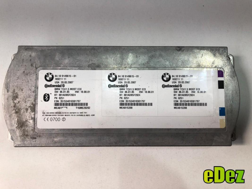 Modul bluetooth BMW Seria 5 (2004-2010) [E61] 9149615 01