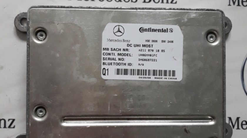 Modul bluetooth Mercedes ML 320 W164 cod A2118701885