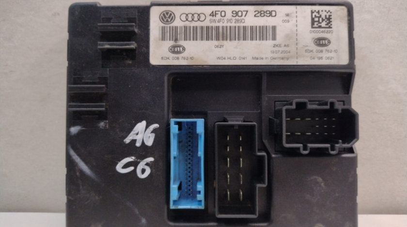 Modul/ Calculator confort, Cod 4F0907289D Hella 4F0907289D Audi A6 4F/C6 [2004 - 2008]