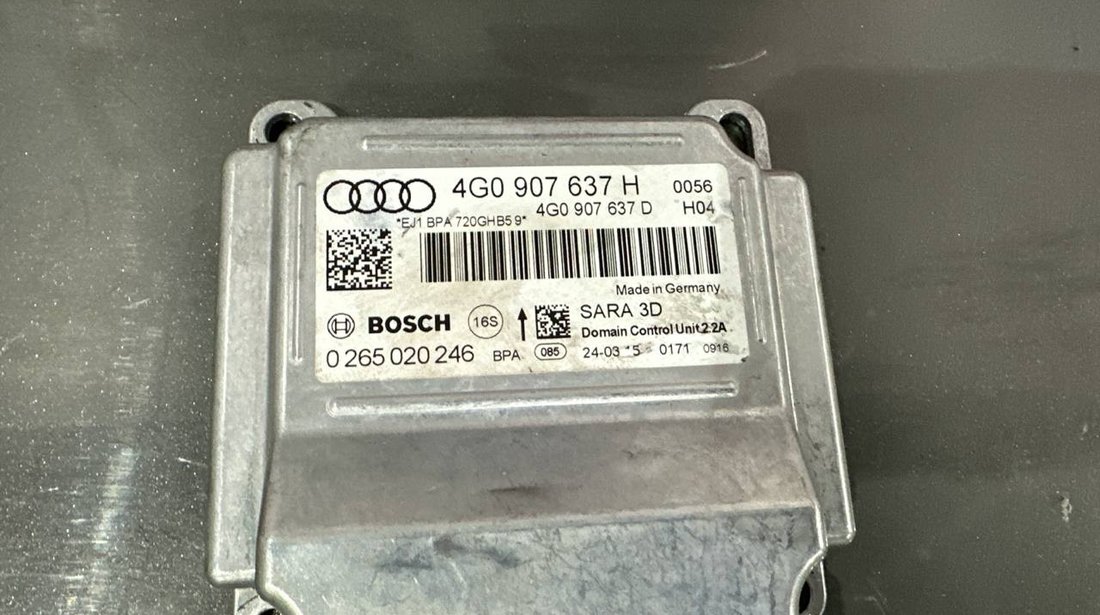 Modul / Calculator senzor acceleratie 4G0907637H AUDI A7 Sportback (4GA, 4GF) 2.8 FSI quattro 204 ca