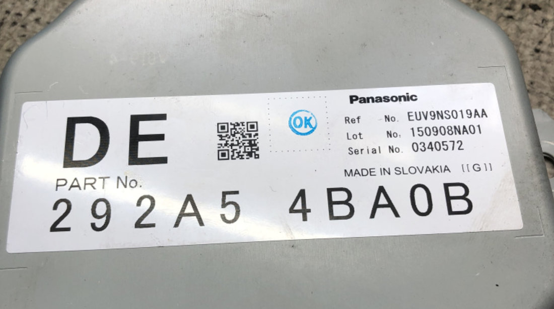 Modul camera Nissan Juke 1.6 Benzina 2015, 292A54BA0B