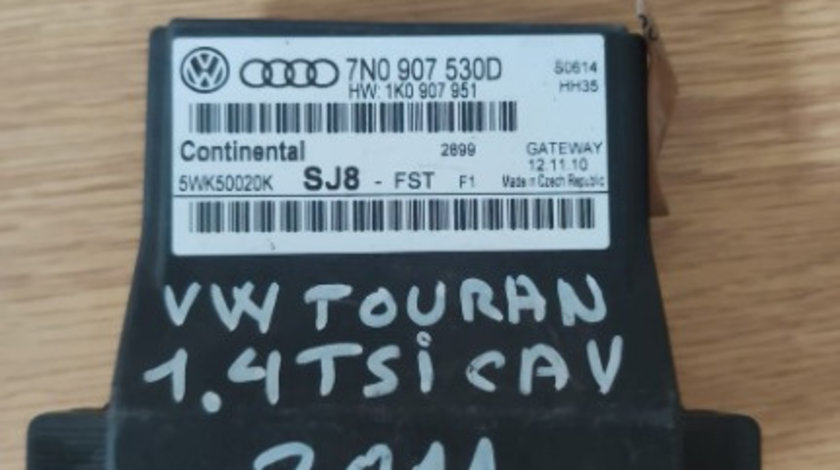 Modul can Vw Touran 1T3 1.4TSI 140cp / 103kW tip motor CAVC , transmisie manuala 6+1 , an 2011 cod 7N0907530D