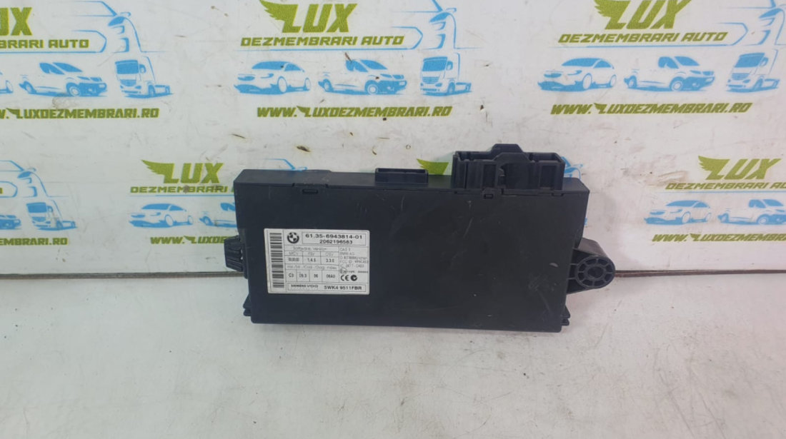 Modul confort CAS 6135-6943814-01 3.0 d 306D3 BMW Seria 3 E90/E91/E92/E93 [2004 - 2010]