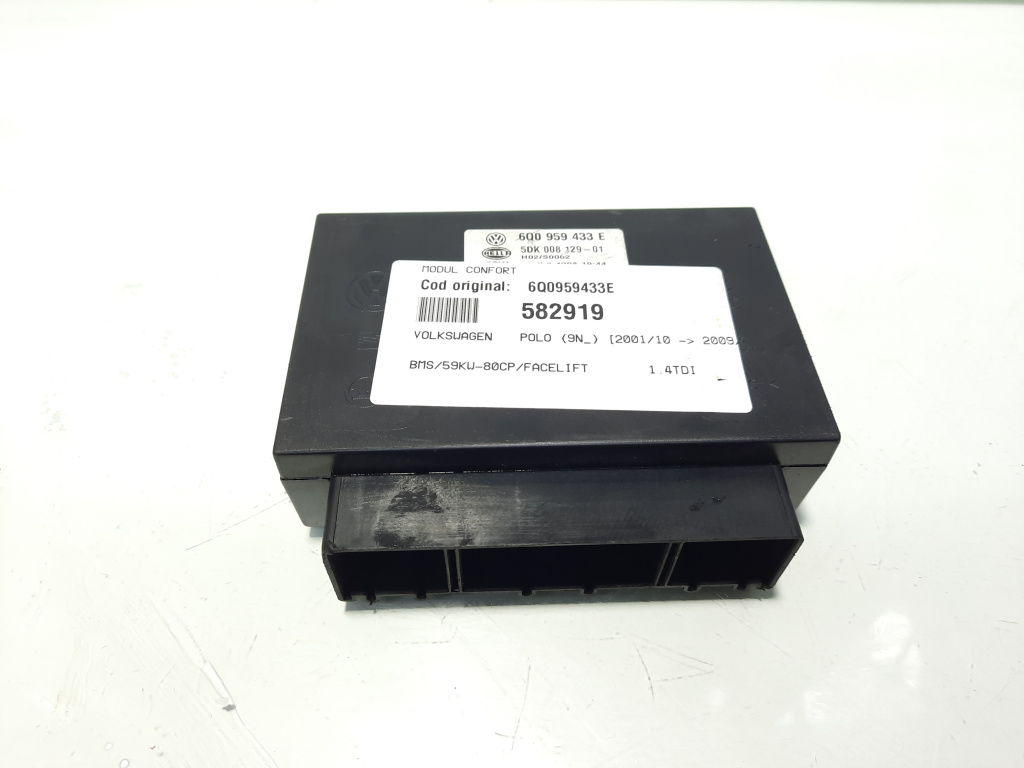 Modul confort, cod 6Q0959433E, VW Polo sedan (9N) (idi:582919)