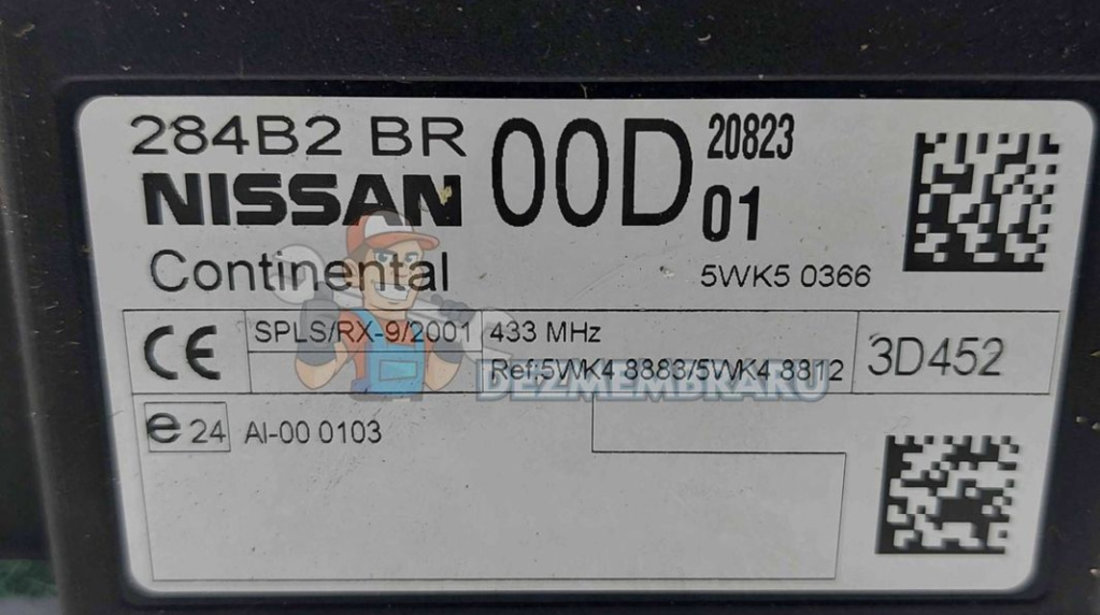 Modul confort Nissan Qashqai Facelift (2) [Fabr 2009-2013] 284B2BR