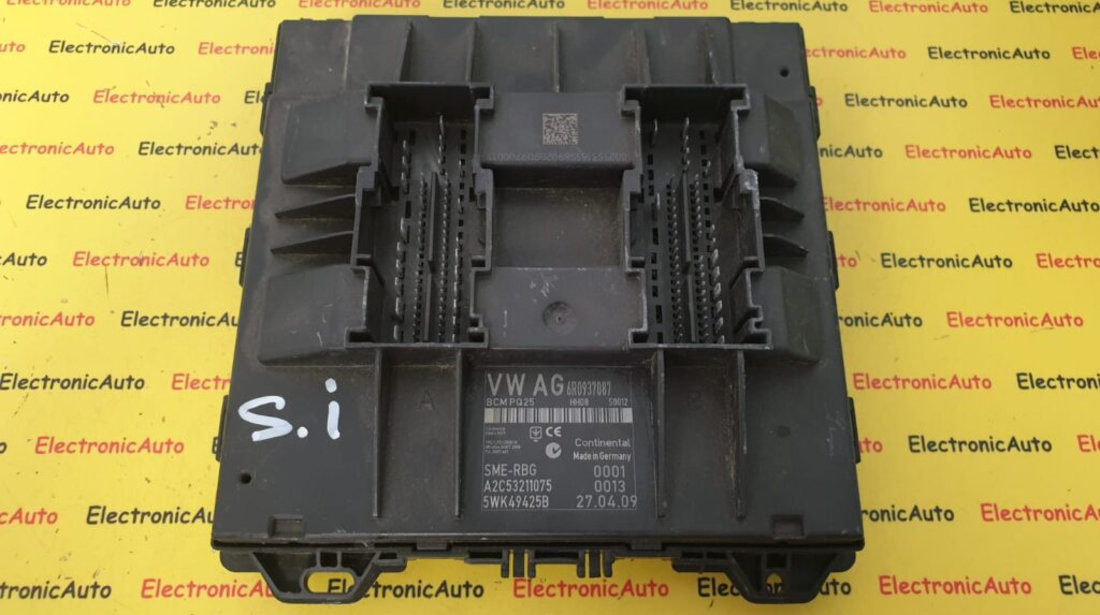 Modul confort VW, Seat Ibiza, 6R0937087, 5WK49425B, BCMPQ25