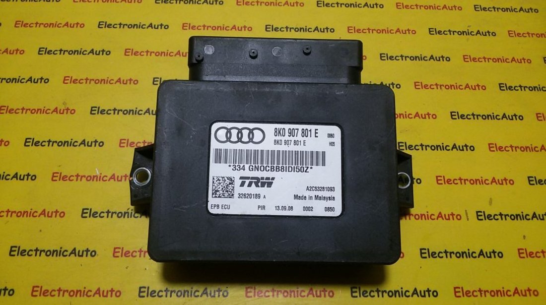 Modul control Audi A4 8K0907801E, 8K0 907 801 E