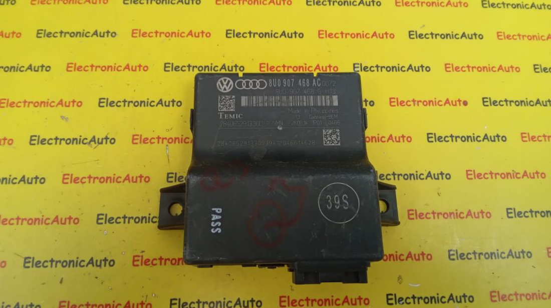 Modul control Audi Q3 8U0907468AC, 8U0907468G