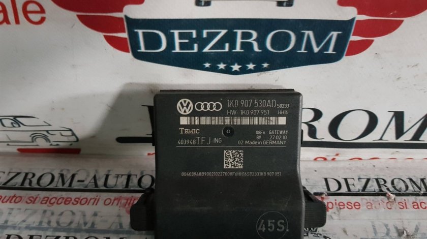 Modul control central Gateway Skoda Octavia 2 1k0907530ad