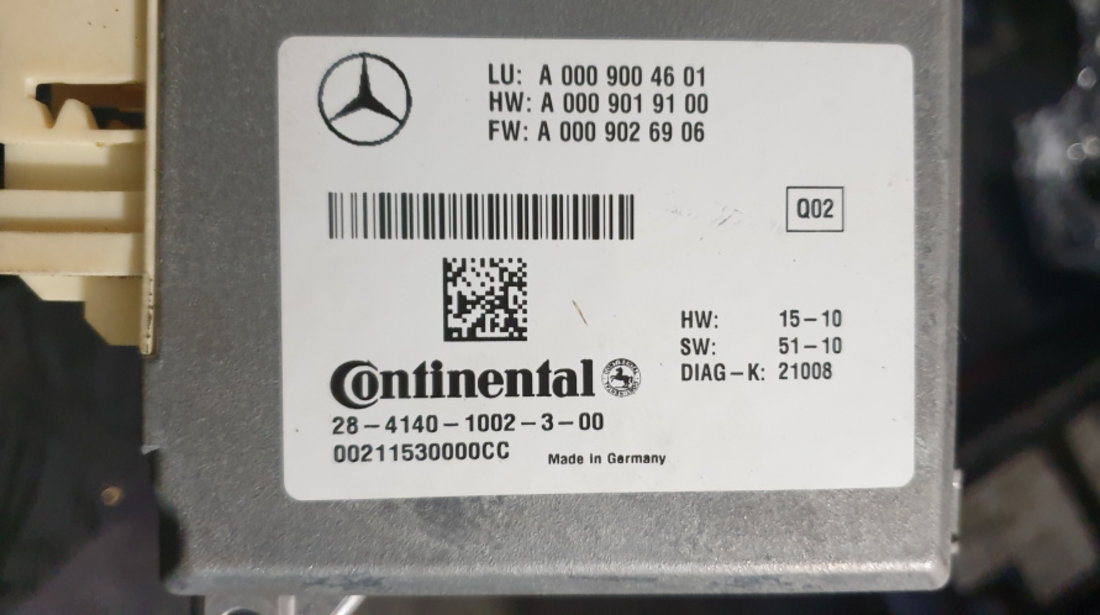 Modul Control Distronic Mercedes W221 W166 ML 166 cod A0009004601