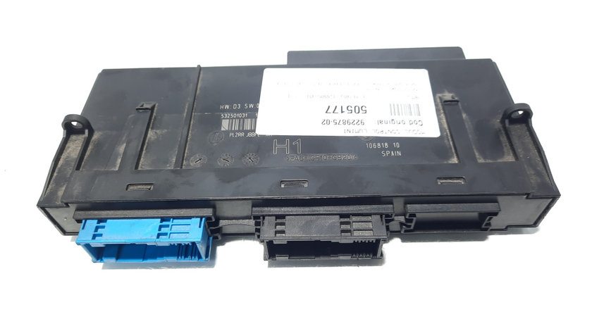 Modul control lumini, cod 9229875-02, Bmw 3 Cabriolet (E93) (idi:505177)