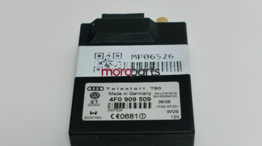 Modul control webasto Audi A6 C6 (4F2) Sedan 2006 2.7 TDI OEM 4F0909509