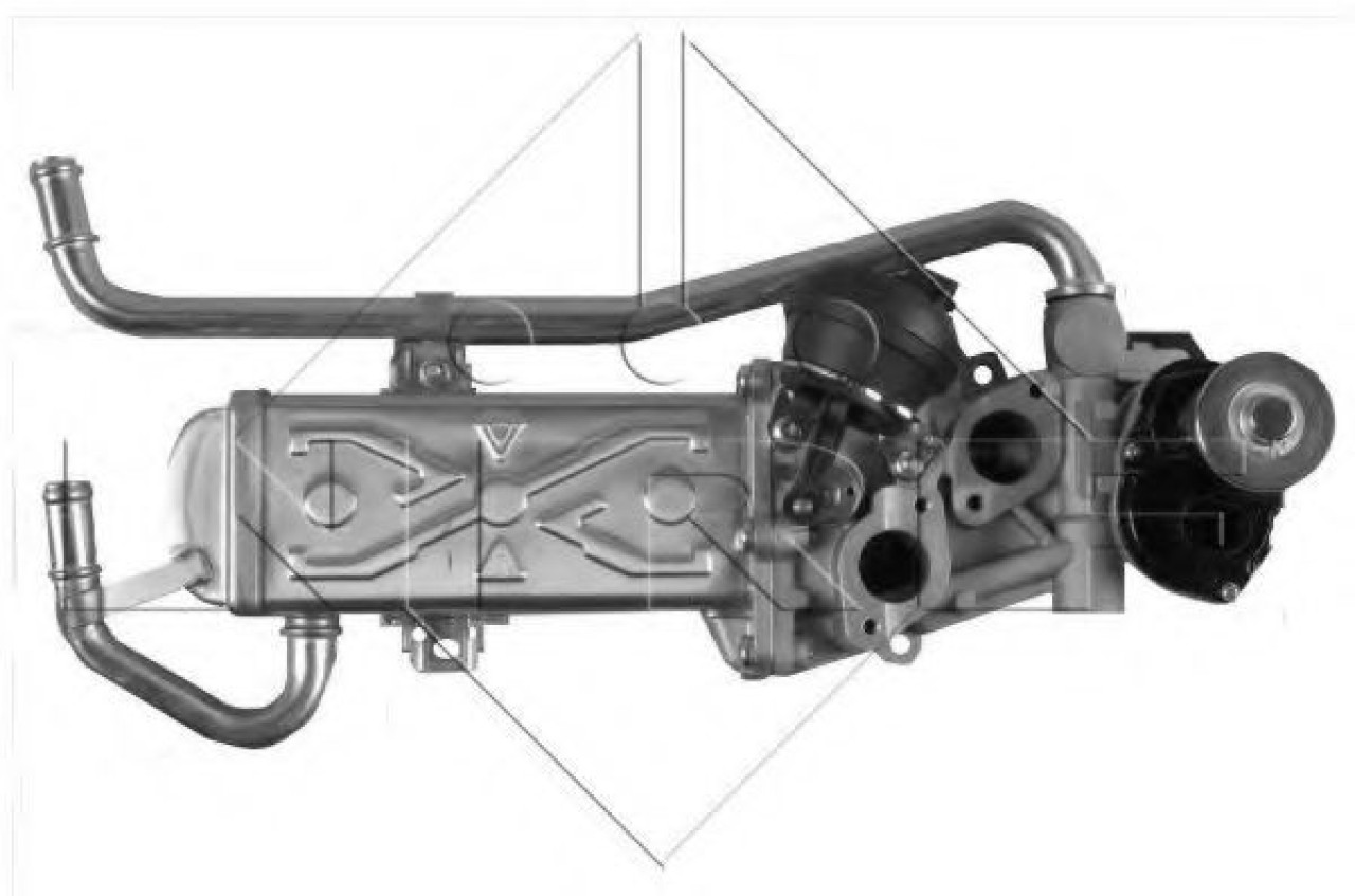 Modul-EGR VW POLO (6R, 6C) (2009 - 2016) NRF 48214 piesa NOUA