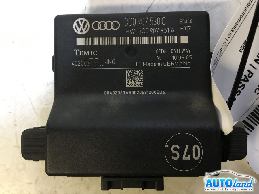 Modul Electronic 3c0907530c Gateway Volkswagen PASSAT 3C2 2005