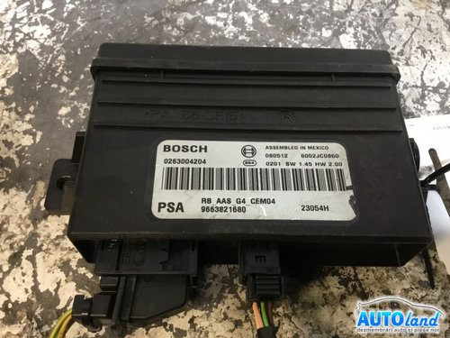 Modul Electronic 9663821680 Senzor Parcare Peugeot 308 4A ,4C 2007