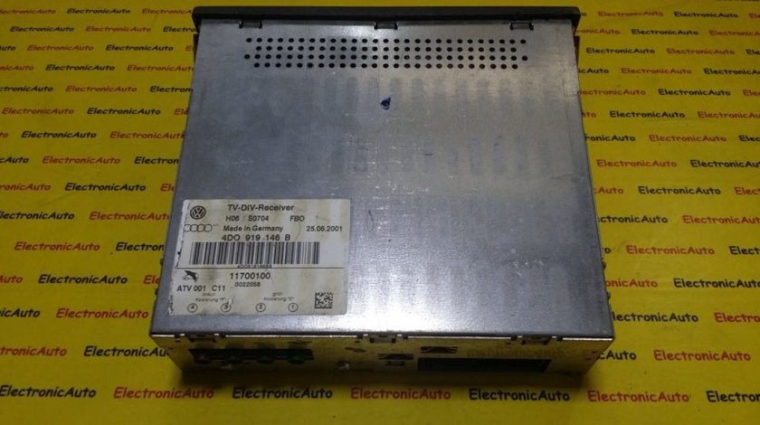 Modul Electronic Audi, VW, 4D0919146 B, 11700100,