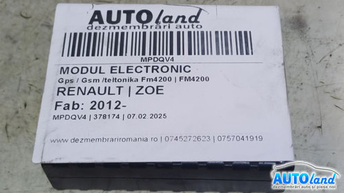 Modul Electronic Fm4200 Gps / Gsm /teltonika Fm4200 Renault ZOE 2012