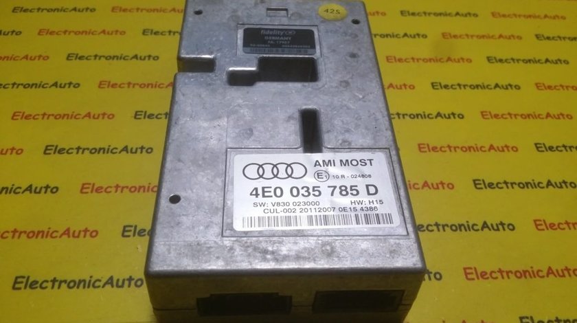 Modul electronic interfata Audi A6 4E0035785D, 4E0 035 785 D